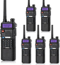 Baofeng UV-5R Dual Band Two Way Radio Pack of 6 - Long Range Radios
