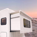 White Modular Slide Topper Awning 12ft for RV Slide-Outs - Stable