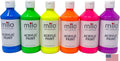 Fluorescent Acrylic Paint Set of 6 Neon Colors - Student 8 oz