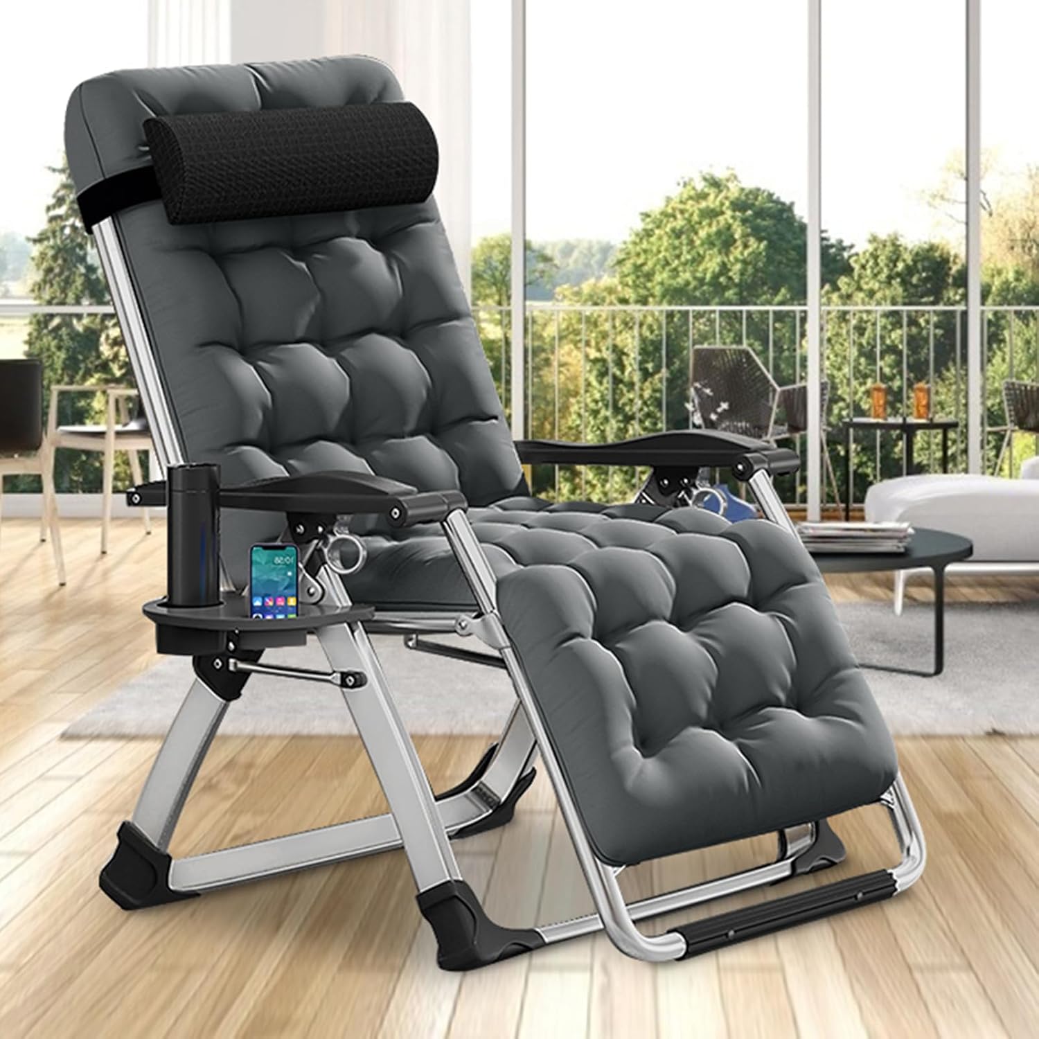 DoCred Comfy Chair Recliner for Bedroom and Living Room Use