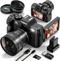 4K Digital Cameras for Photography 48MP Vlogging Camera - Compact 4K