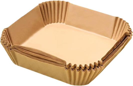 100 Non-Stick Air Fryer Liners - Oil-Proof & Waterproof! 