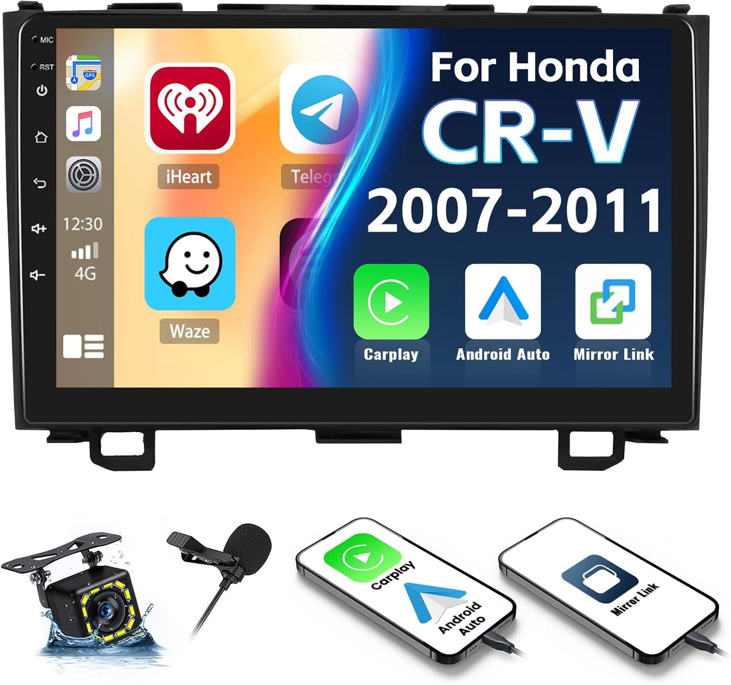 Car Stereo MP5 Player for Honda CRV 2007-2011 with Touch Screen