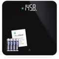 AccuCheck Digital Bathroom Scale 400 lb Capacity - Black