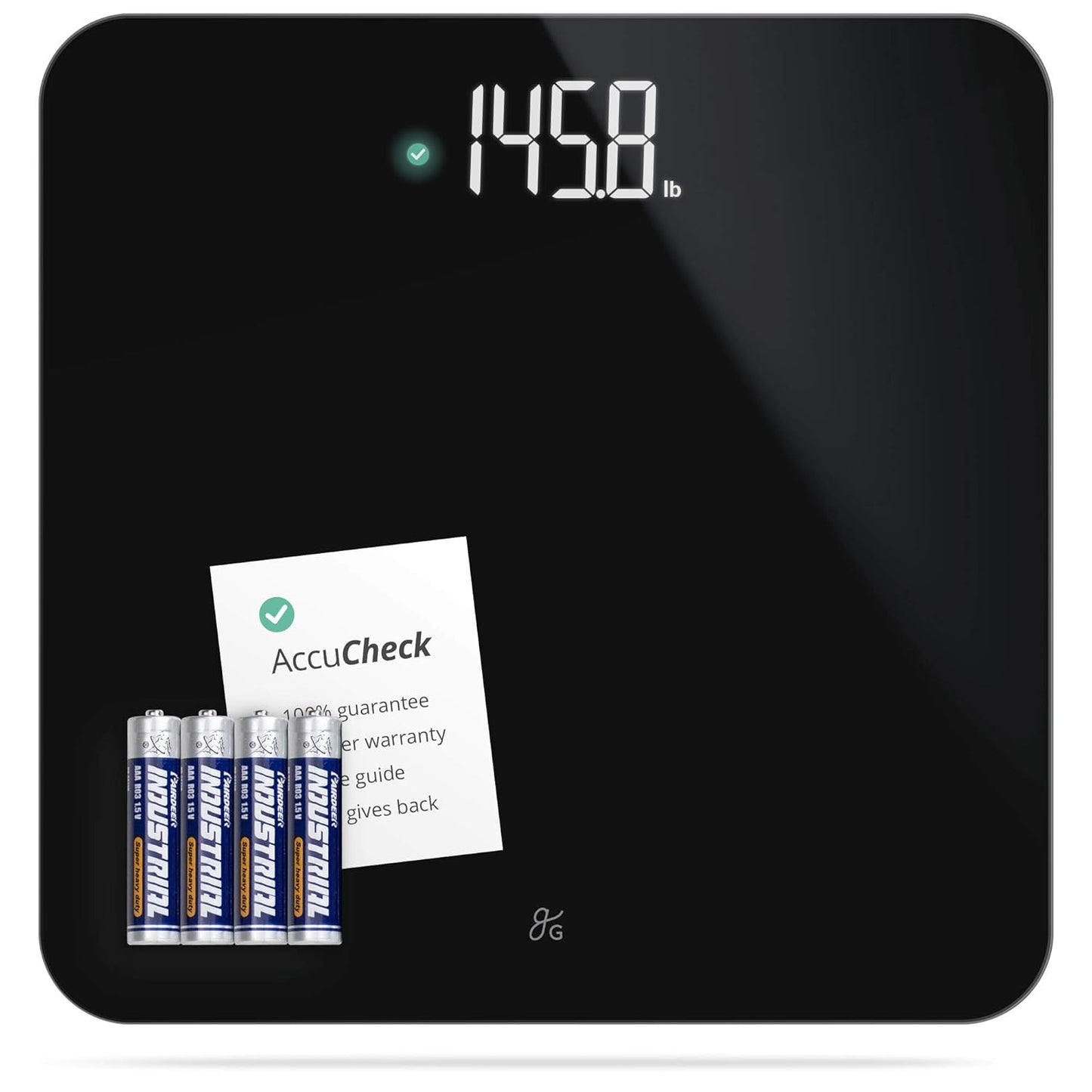 AccuCheck Digital Bathroom Scale for Body Weight Up to 400 lbs
