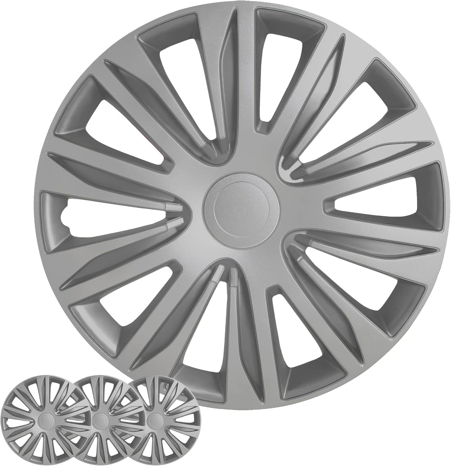 16 Inch Hubcaps 4-Pack Kit for All Models - Stylish Upgrade