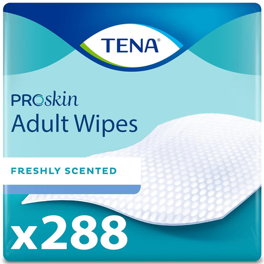 TENA ProSkin Adult Wipes - 288 Count, Incontinence Relief