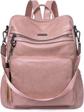 CLUCI Backpack Purse for Women: Stylish Two Toned Leather Bag