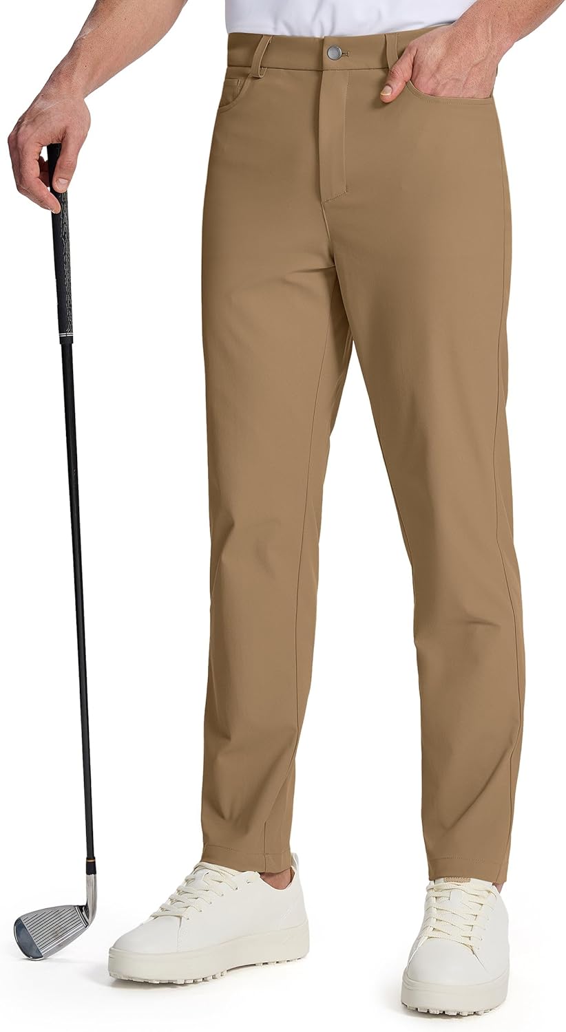 Willit Mens Golf Pants with 5 Pockets for Ultimate Comfort