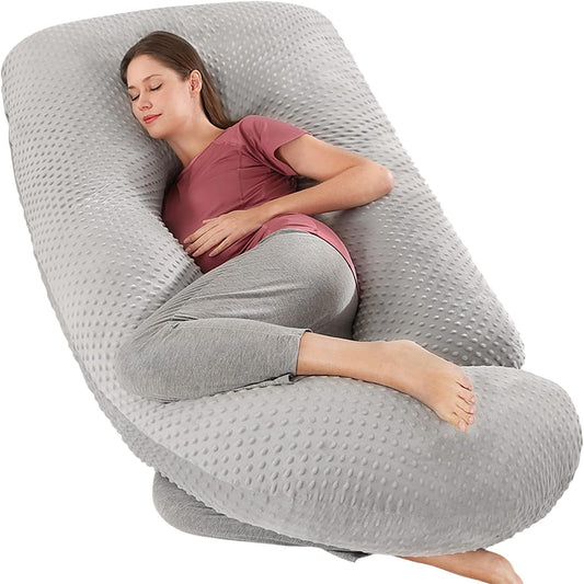 Elover Pregnancy Pillow for Full Body Maternity Support Comfort