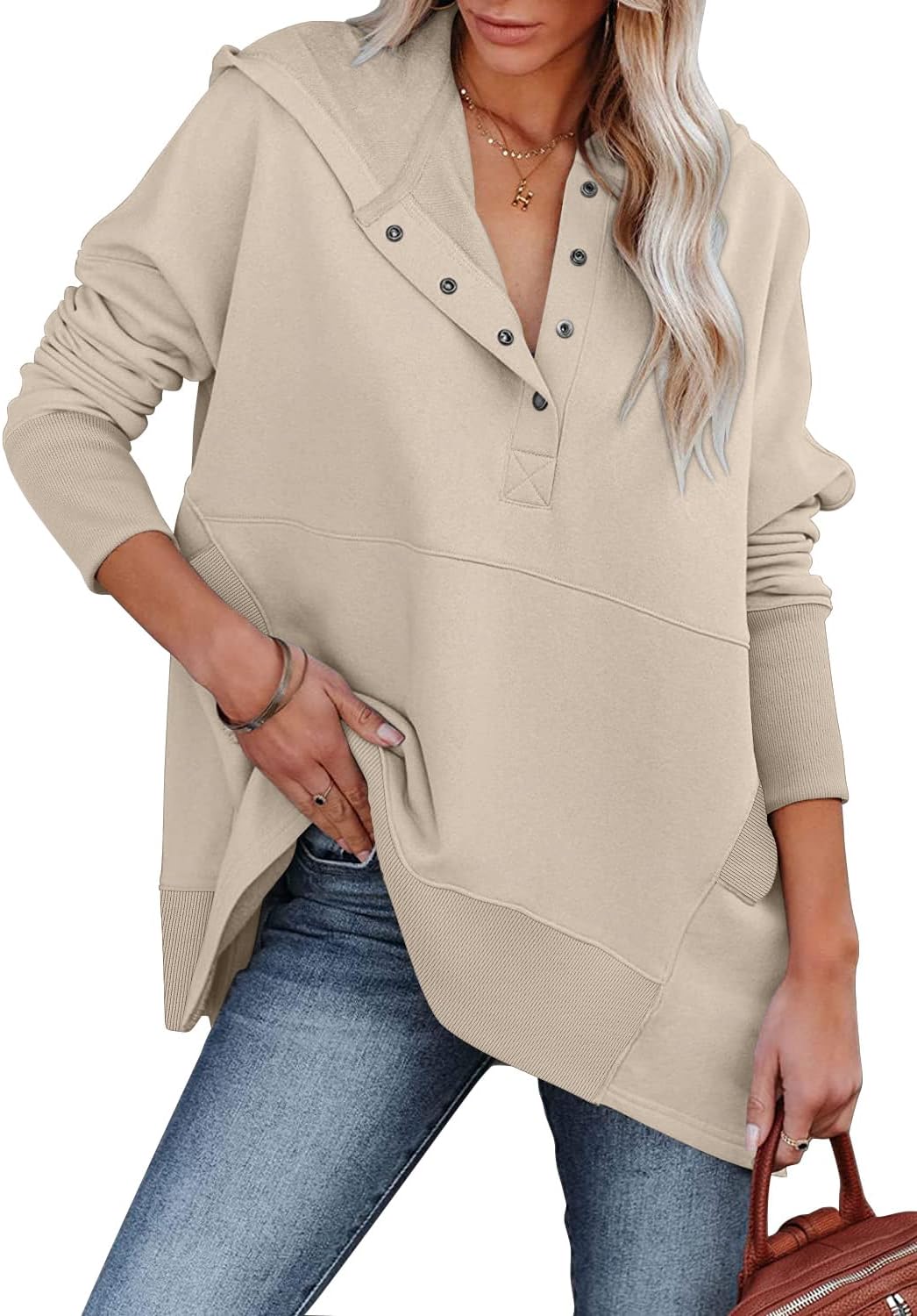 onlypuff Oversized Pullover Hoodies for Women - Fall Fashion