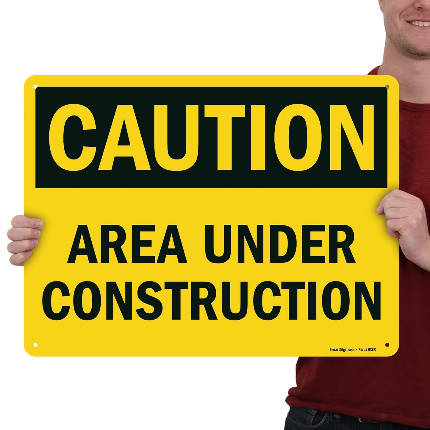 SmartSign Caution - Area Under Construction Sign Review