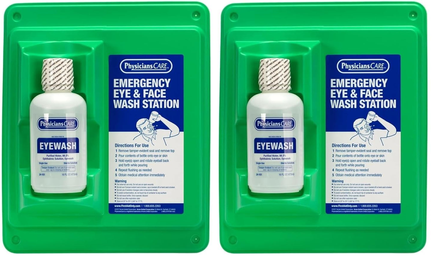 Spill Magic PhysiciansCare Eyewash Green 16 oz. Pack of 2