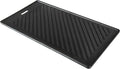 Reversible Cast Iron Cooking Plate 9.45 x 17.7 in - Even Heat Griddle