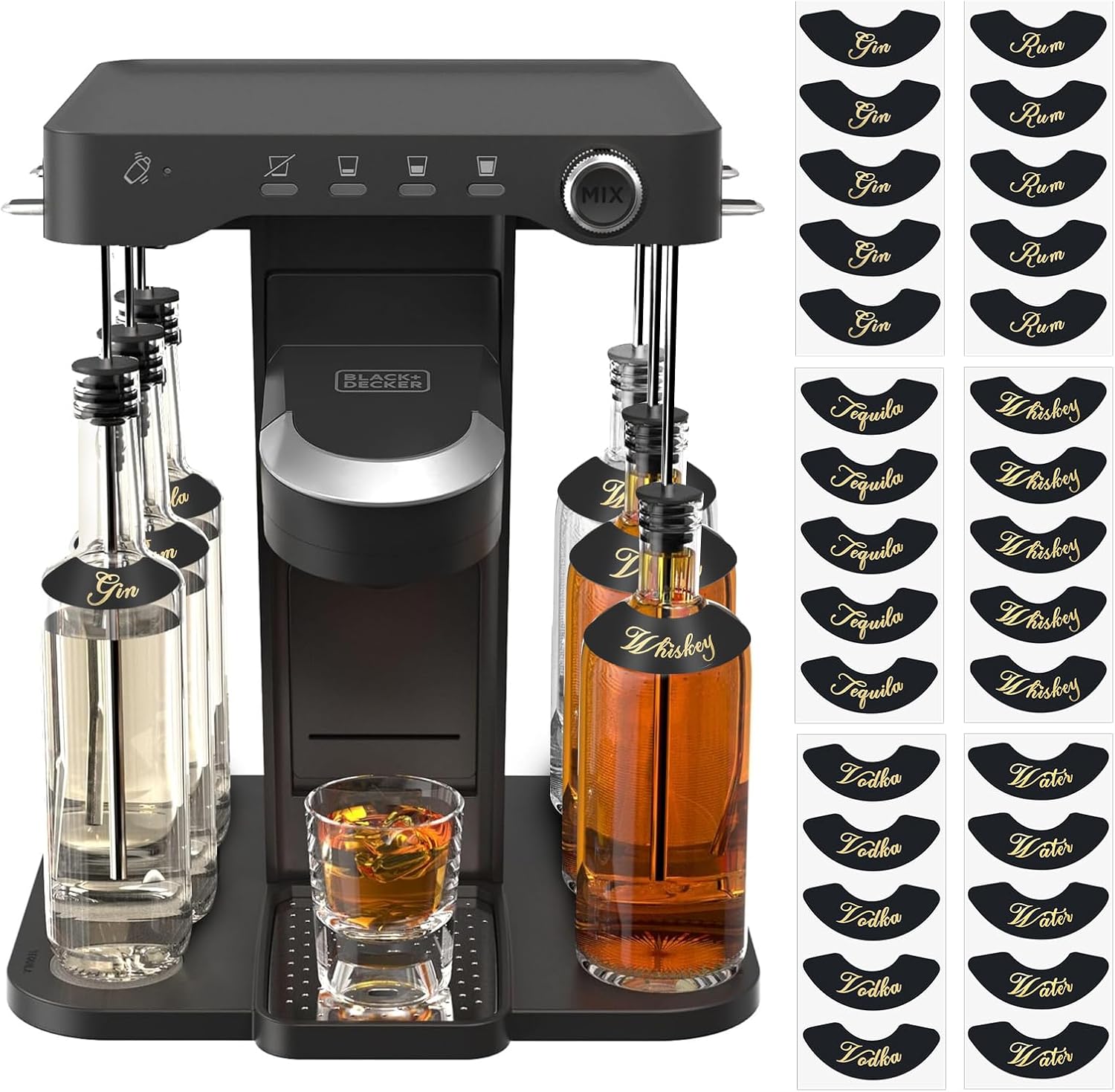 Easy-Tear Label Stickers for BEV Cocktail Maker - No Residue - HALAGAS