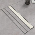 Linear Shower Drain 12in Brushed 304 Stainless Steel - Tile-In Cover