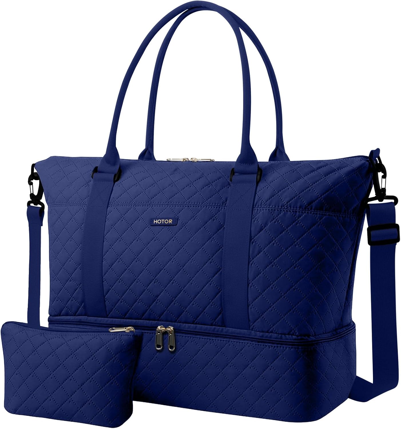 HOTOR Travel Duffel Bag - Spacious Weekender with Shoe Compartment