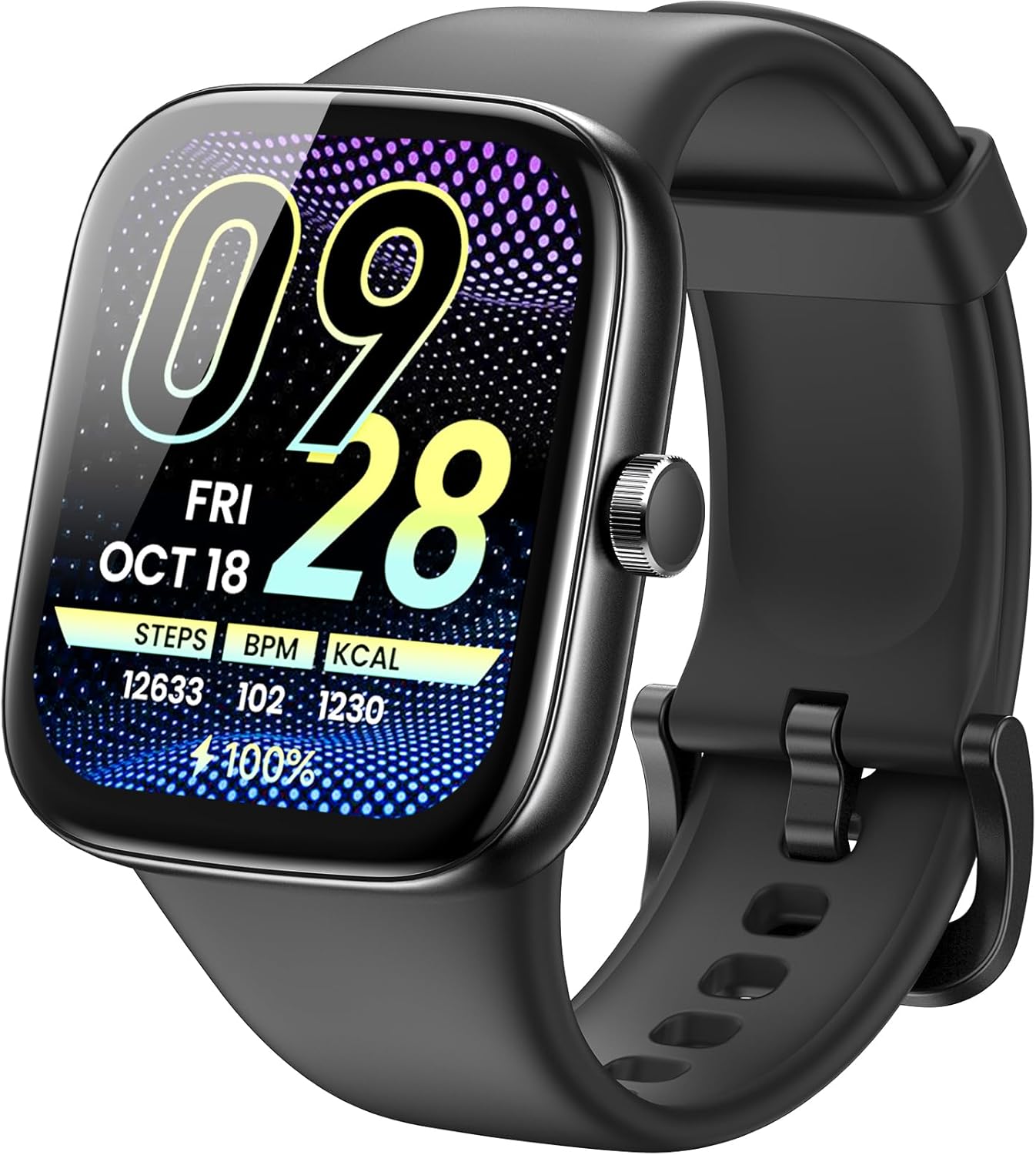 TOZO AMOLED S7 Smart Watch: 100+ Sports Modes, Health Monitoring, Long Battery