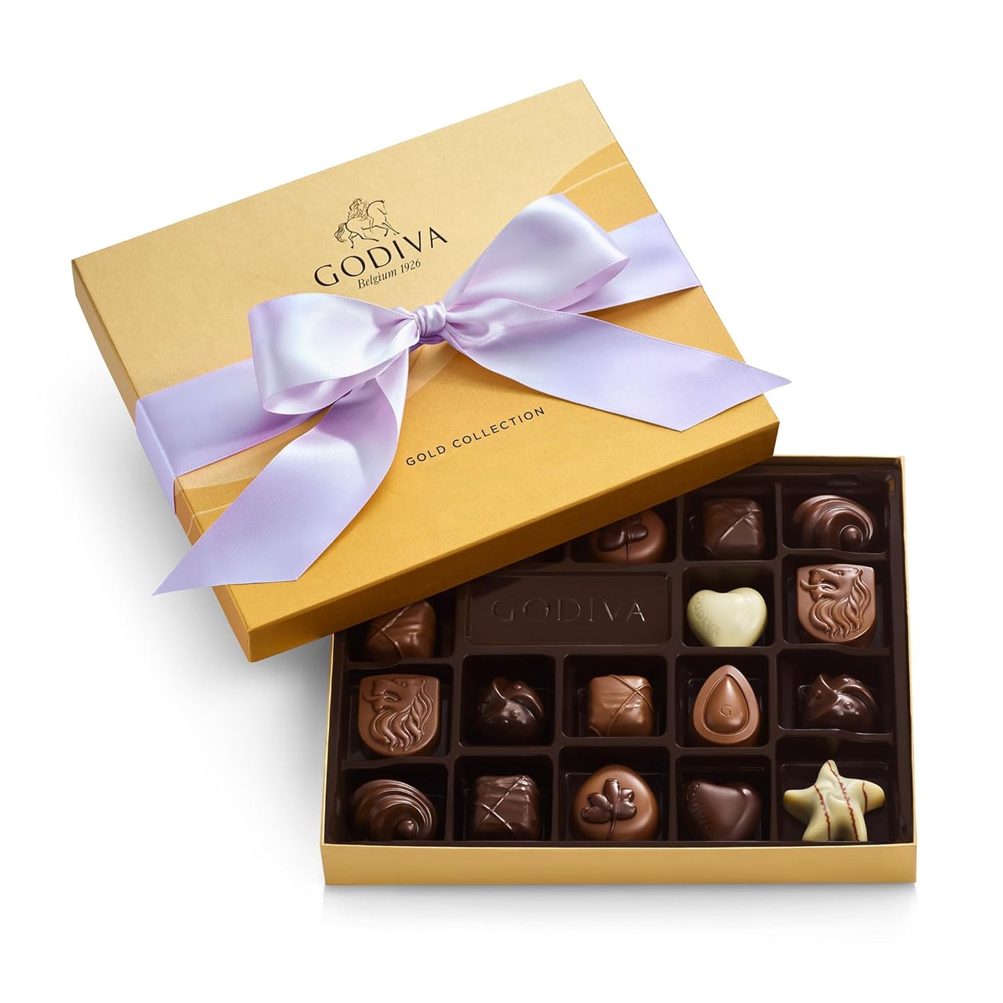 Godiva Chocolatier Orchid Ribbon 18-Piece Assorted Chocolate Gift