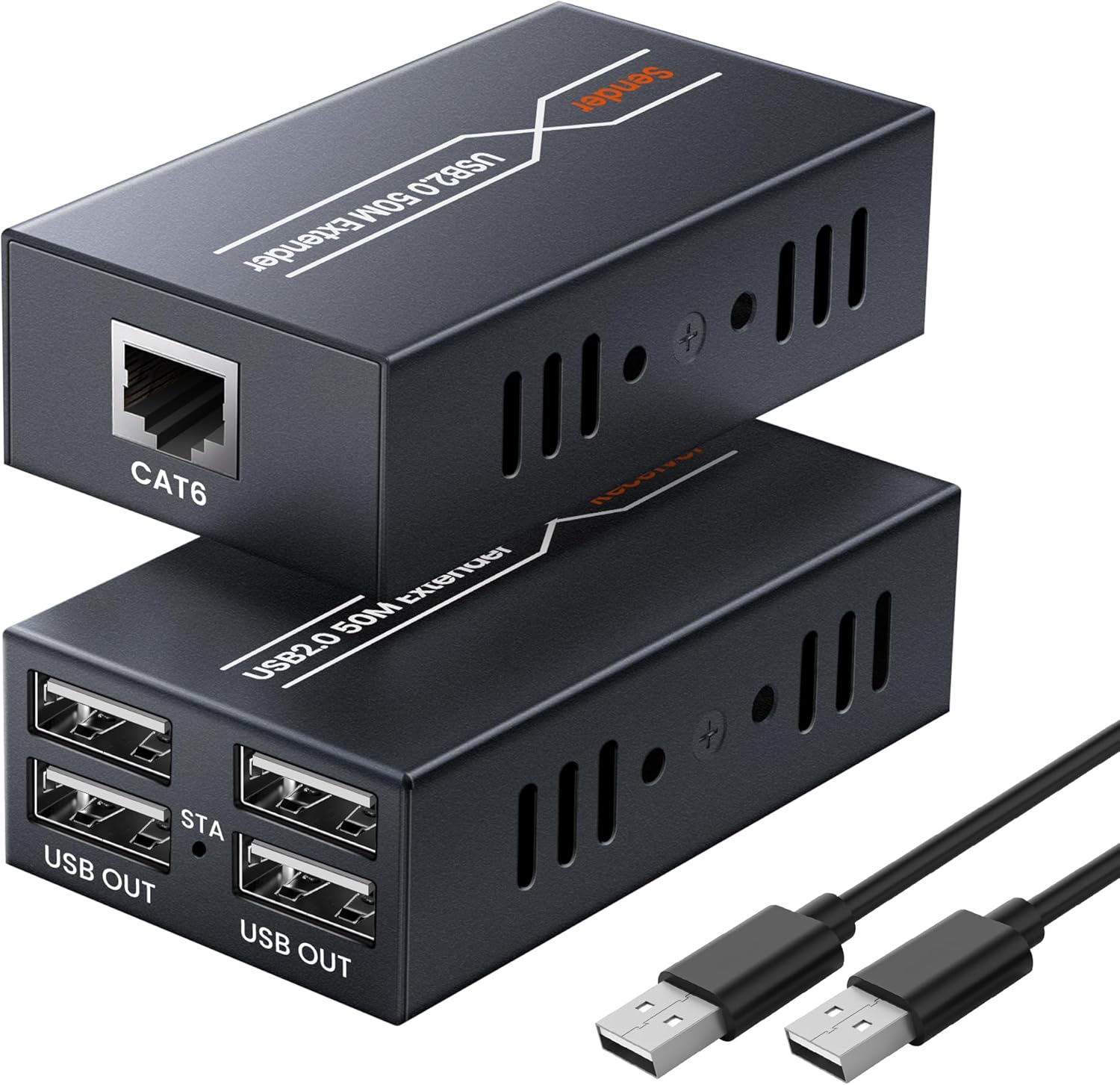 Avedio Links 164ft USB Extender Over Cat6/7 for Multiple Devices