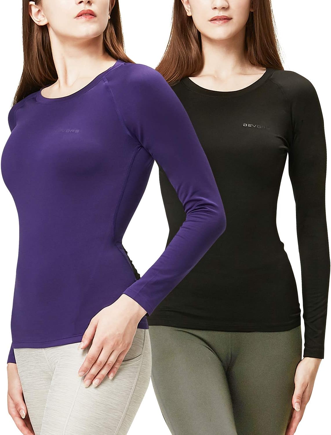 DEVOPS Women's Thermal Long Sleeve Shirts for Ultimate Comfort