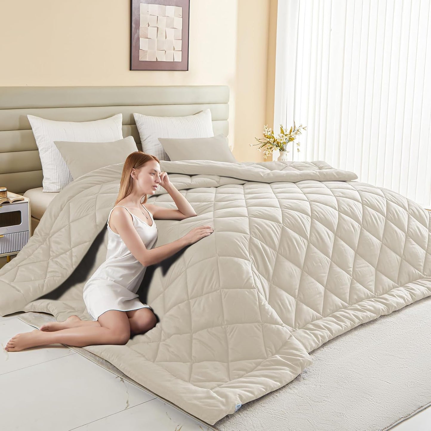 Alaskan King Comforter - Extra Large King Size Oversized Quilt