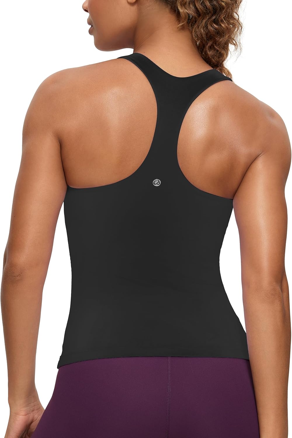 CRZ YOGA Butterluxe Workout Tank Tops for Women with Built-in Bras