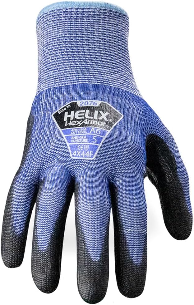 HexArmor Helix Series Seamless Knit Safety Work Gloves Review