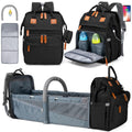 Diaper Bag Backpack with Detachable Changing Station - Large Capacity