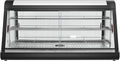 Countertop Food Warmer Three Tier Glass Case - Adjustable Temp Display