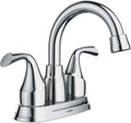 Moen Idora Chrome 4-in Centerset Bathroom Sink Faucet - High Arc