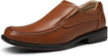 Bruno Marc Men's Goldman-02 Square Toe Slip-On Loafers - Comfortable