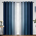 Yakamok Ombre Curtains for Bedroom, Room Darkening Drapes