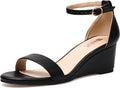 Wedge Sandals Heels for Women - Comfortable Dressy Low Wedge