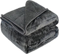 Throw Sherpa Weighted Blanket 20 lbs 60x80 - Cozy Warm Comfort