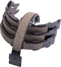 TRQ Rear Parking Brake Shoe Set Compatible with 2006-2023 Vehicles