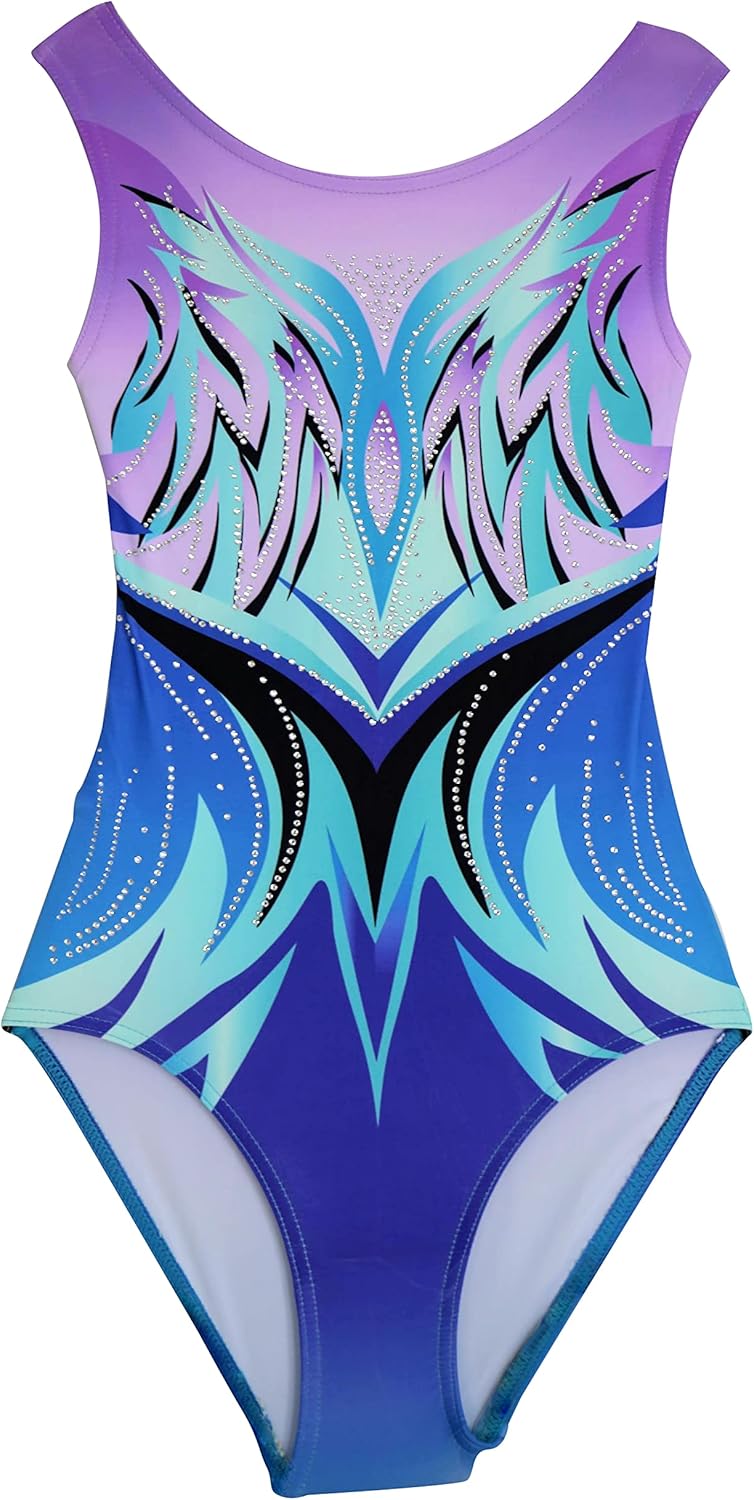 Stylish Gymnastics Leotards for Girls and Women, Sizes 3T-16
