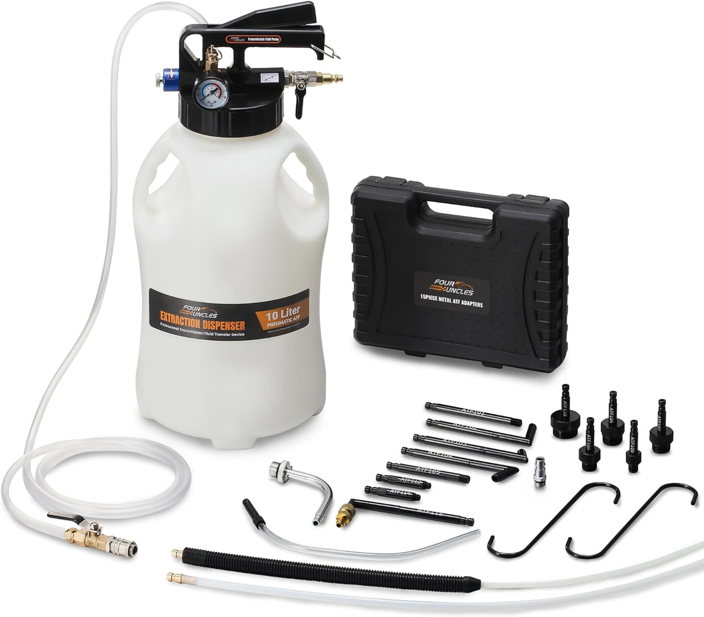 FOUR UNCLES 10L Transmission Fluid Pump for Easy Fluid Changes