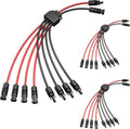 Solar Connectors 30A Y-Branch Cable Parallel Adaptor - Fast 4-Panel