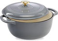 Best Choice Products 7.5 Quart Enamel Cast-Iron Round Dutch Oven