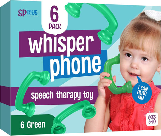 Green Whisper Phones 6 Pack - Boosts Reading Fluency!