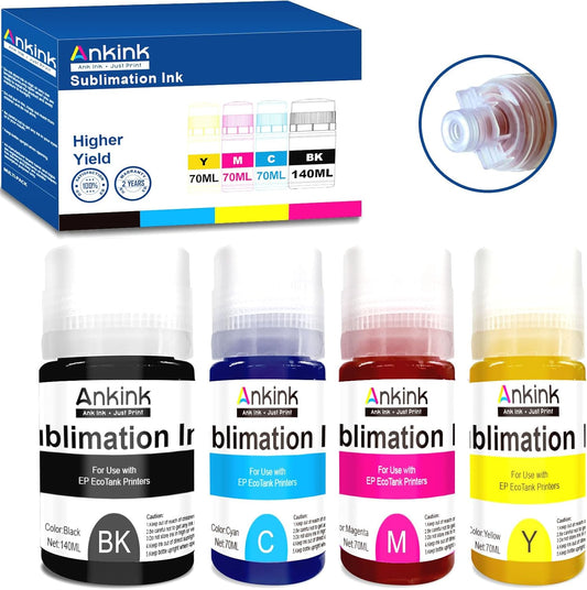 Ankink Sublimation Ink: Vibrant Transfers for Epson EcoTank!