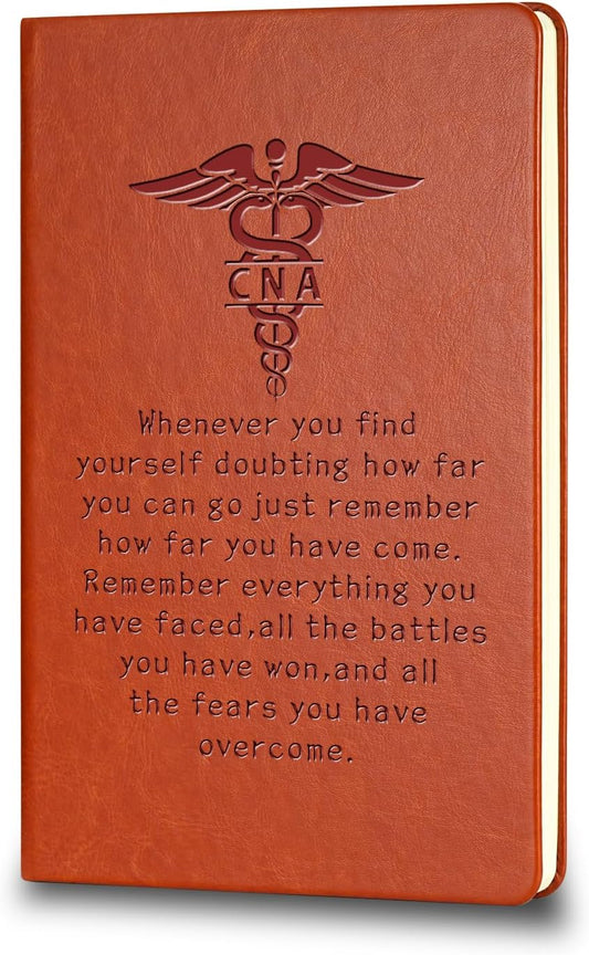 Premium Leather Nurse Journal - Ideal New Nurse Gift