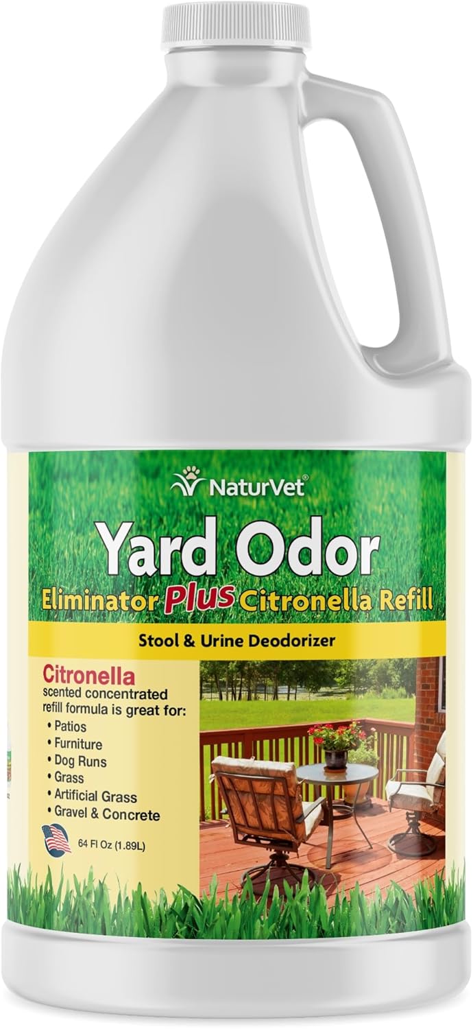NaturVet Yard Odor Eliminator Spray for Lawn and Outdoor Surfaces
