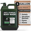 Antifungal & Antibacterial Body Wash with Tea Tree Oil - 1 Gallon Pump