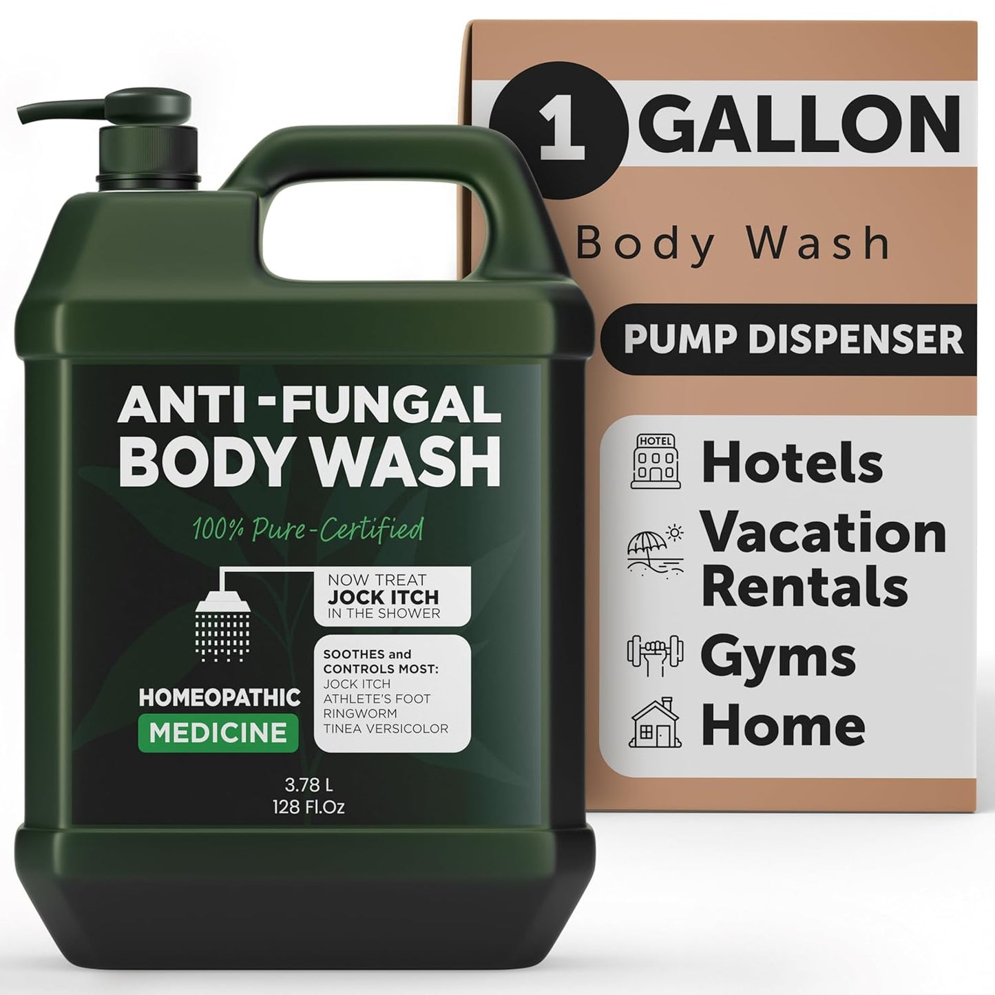Antifungal & Antibacterial Body Wash with Tea Tree Oil for All
