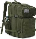 QT&QY 45L Military Tactical Backpack - Durable 3-Day Rucksack