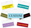 Customizable ID Horizontal Badge Buddy ID Backer Card (20 Pcs)