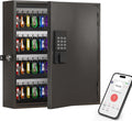 WeHere Smart Key Lock Box Wall Mounted Key Cabinet - Secure 120 Keys