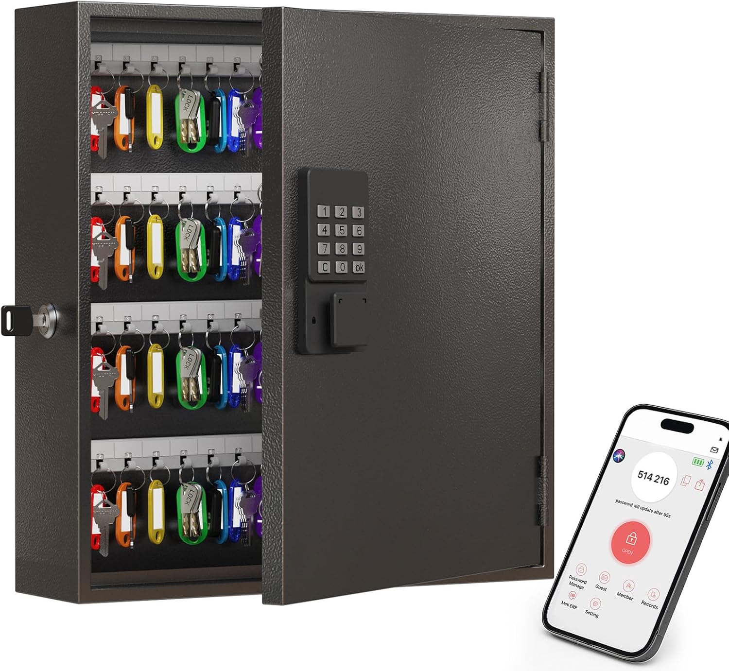 WeHere Smart Key Lock Box for Secure Key Storage Solutions